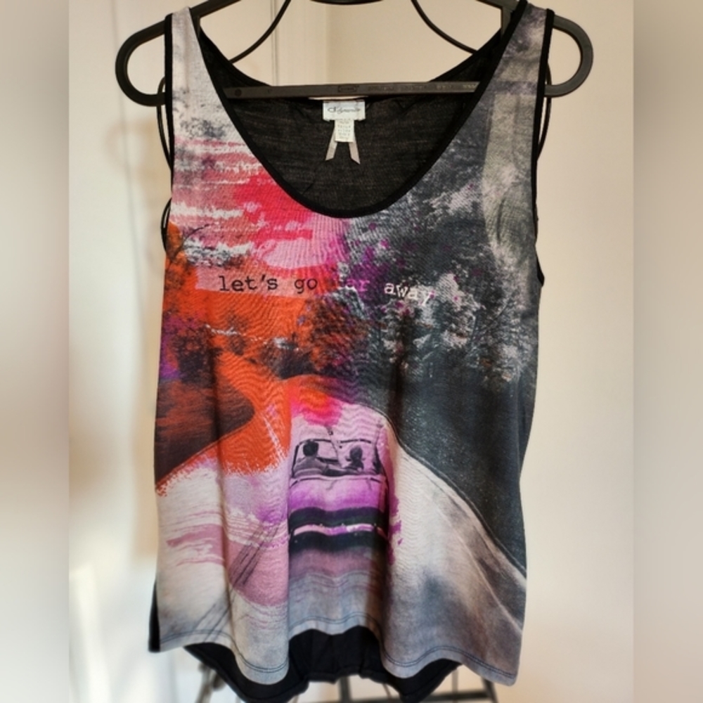 Graphic tank top